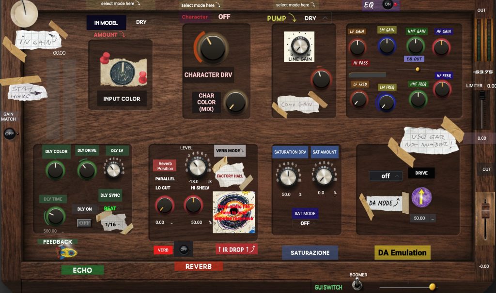 Box Of Color One, Boomer GUI